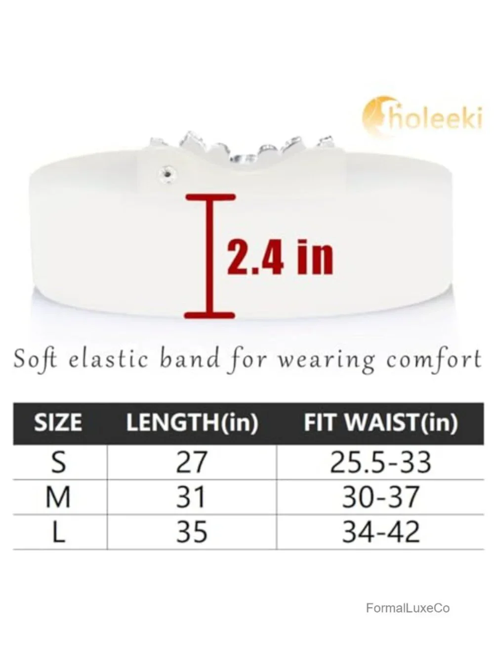 Stretchy Rhinestone Wide Belt Elastic Crystal Thick Belts Waist Accessories